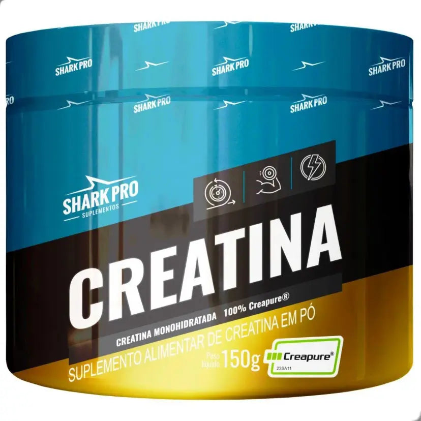 Creatina Creapure 100% Pura Shark Pro Monohidratada 150g