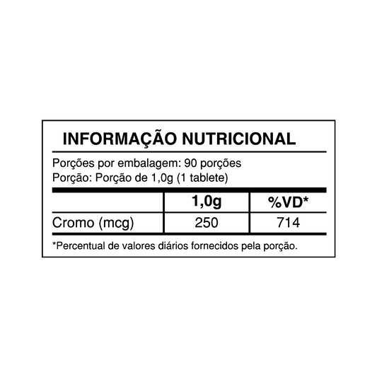 Picolinato de Cromo Health Labs 90 Cápsulas