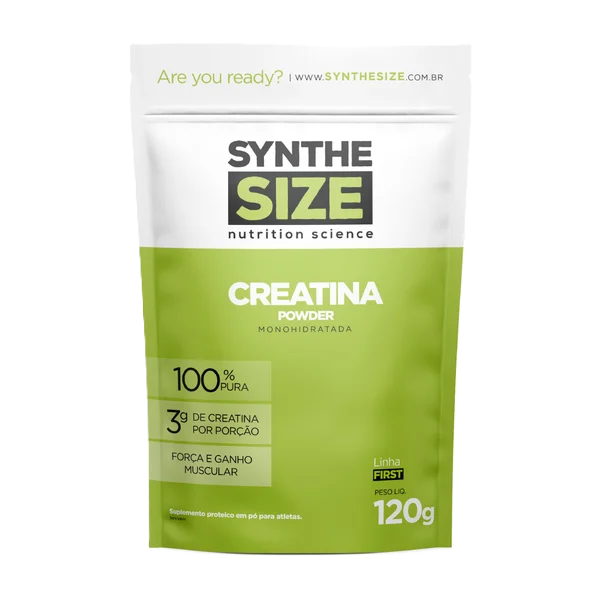 Creatina 100% Pura Synthesize Monohidratada 120g