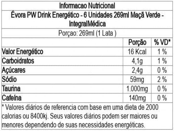 Evora Drink Darkness 269ml