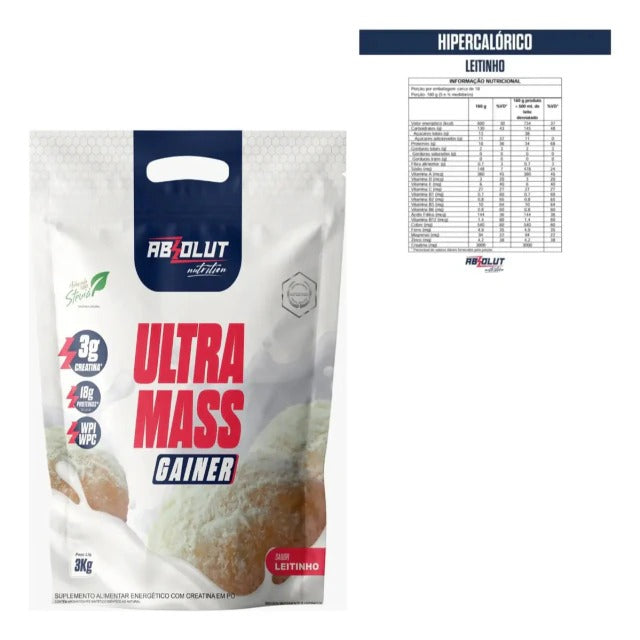 Hipercalorico Ultra Mass Gainer Absolut Nutrition 3kg