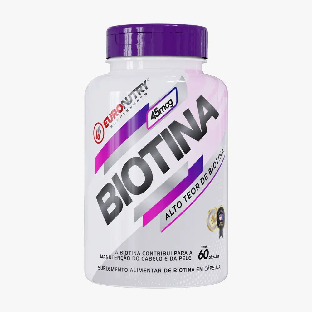 Biotina Euronutry 60 Cápsulas