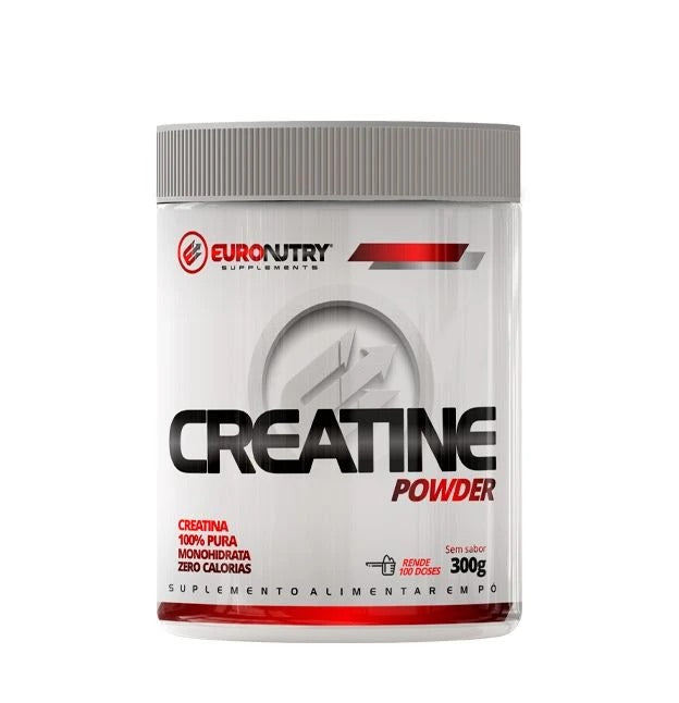 Creatina 100% Pura Euronutry Monohidratada 300g