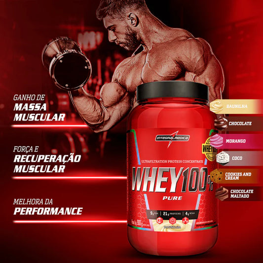 Whey Protein 100% Concentrado Integralmedica 900g