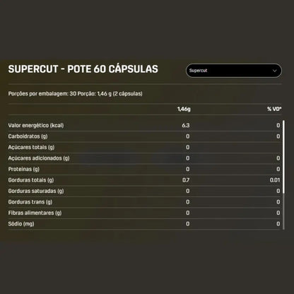 Termogênico Super Cut Dux 60 Cápsulas