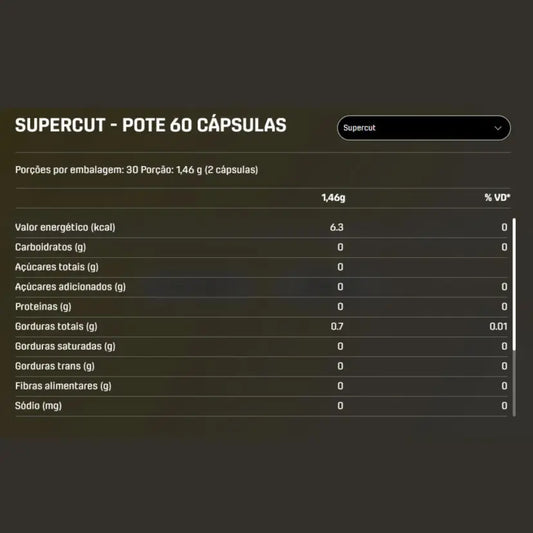 Termogênico Super Cut Dux 60 Cápsulas