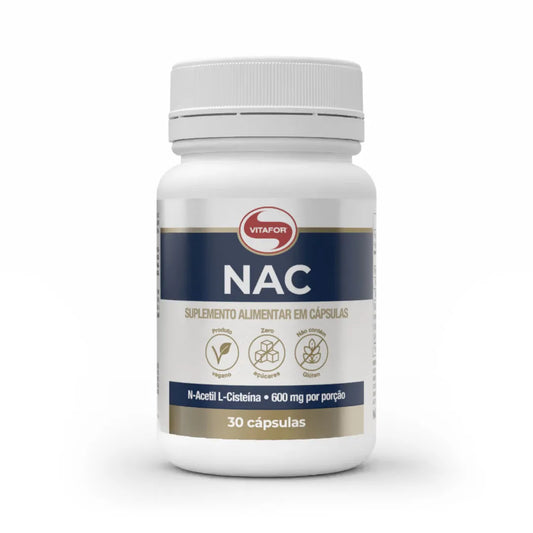 NAC: N-acetil L-cisteína Vitafor 60/30 Cápsulas