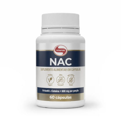 NAC: N-acetil L-cisteína Vitafor 60/30 Cápsulas