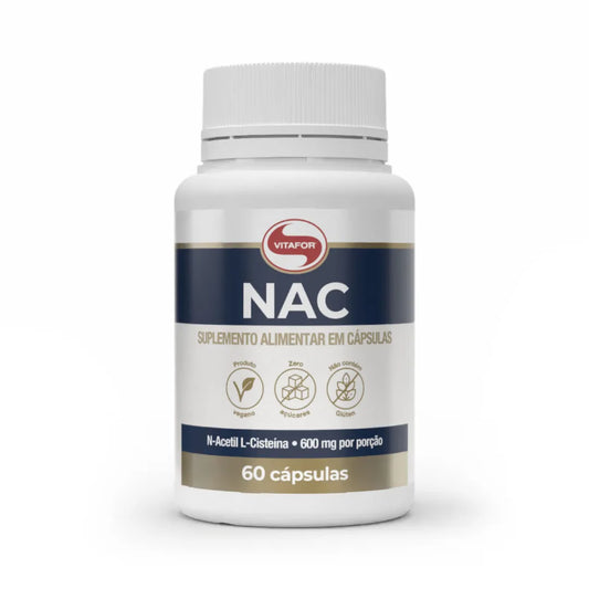 NAC: N-acetil L-cisteína Vitafor 60/30 Cápsulas