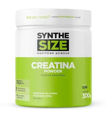 Creatina 100% Pura Synthesize Monohidratada 300g