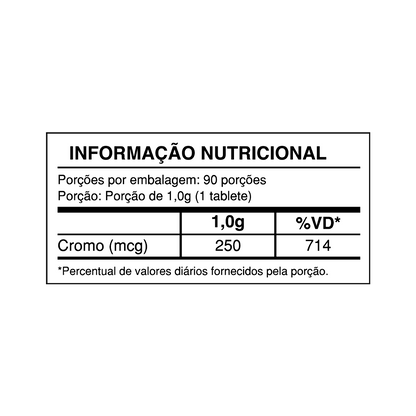 Picolinato de Cromo Health Labs 90 Cápsulas
