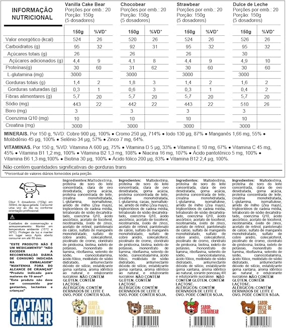 Hípercalorico Capitain Gainer Under Labz 3kg