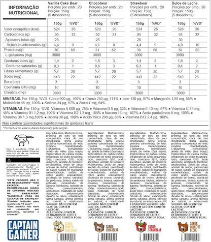 Hípercalorico Capitain Gainer Under Labz 3kg