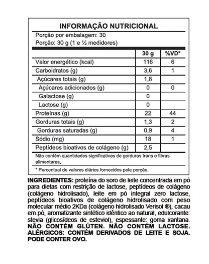 Whey Protein 100% Concentrado Sem Lactose Absolut Nutrition 900g (Pote)