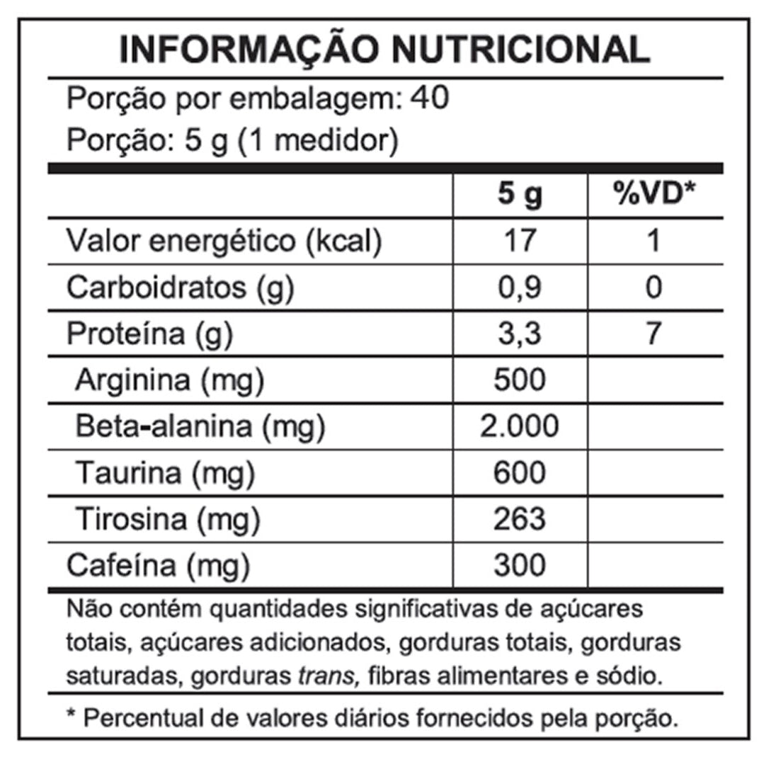 Pré-Treino Body Breaker Absolut Nutrition 200g