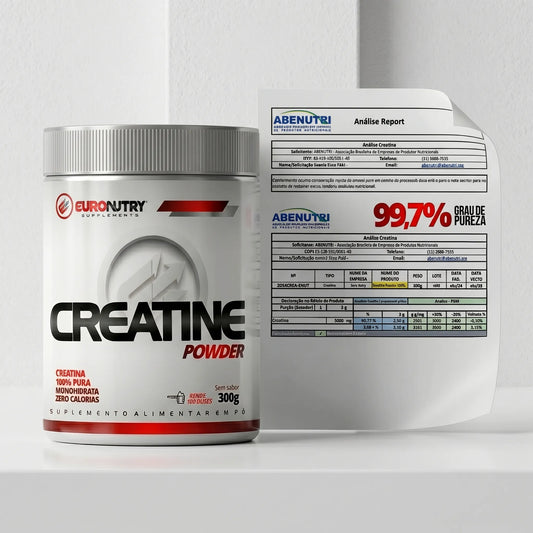 Creatina 100% Pura Euronutry Monohidratada 300g