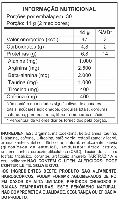Pré-Treino Minotauro Absoluto Absolut Nutrition 200g