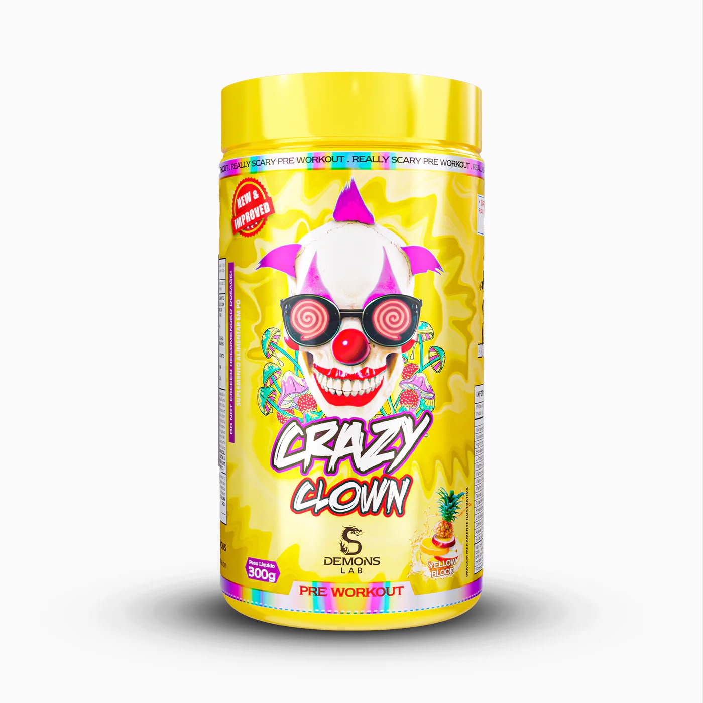 Pré-Treino Crazy Clow Demons Lab 300g