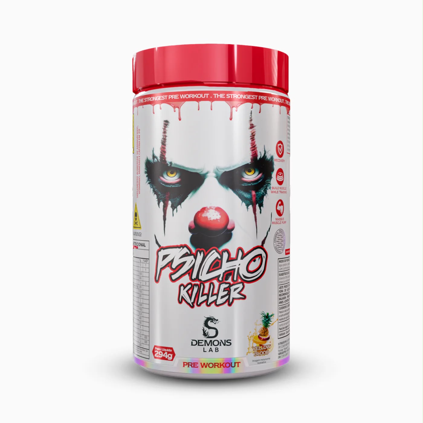 Pré-Treino Psicho Killer Demons Lab 294g