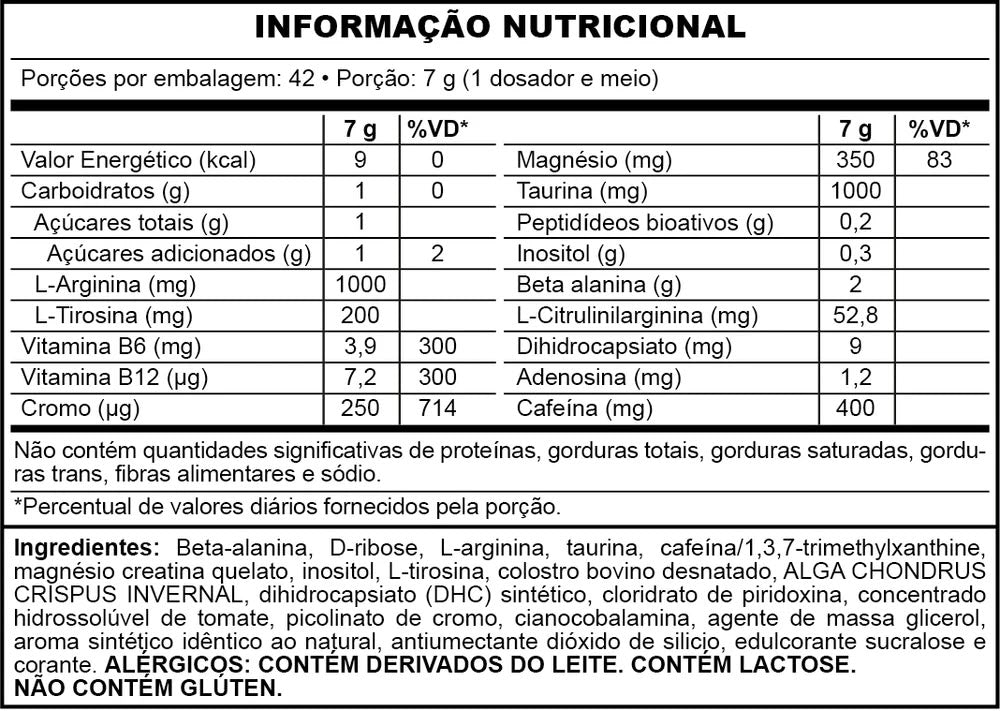 Pré-Treino Psicho Killer Demons Lab 294g