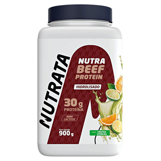 Suplemento alimentar Beef Protein Nutrata 900g (Pote)