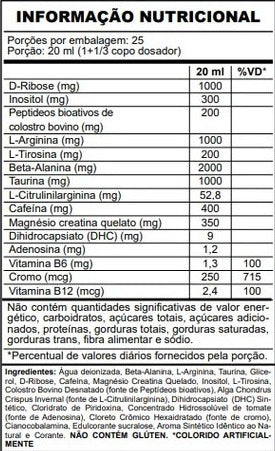 Pré-Treino Psico Killer Demons Lab 500ml