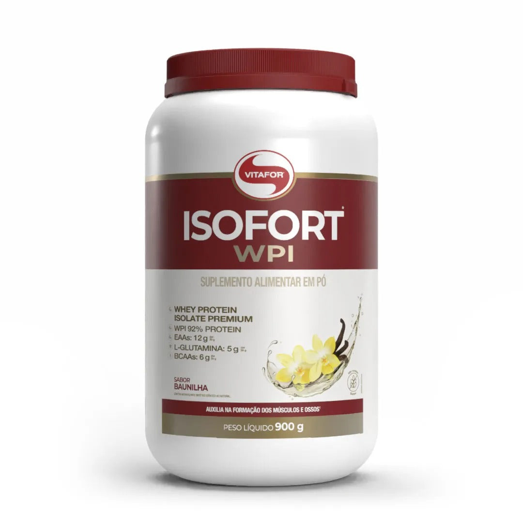 Whey Protein Isolado Isofort Vitafor 900g