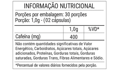 Cafeína 60 Cápsulas Navillus