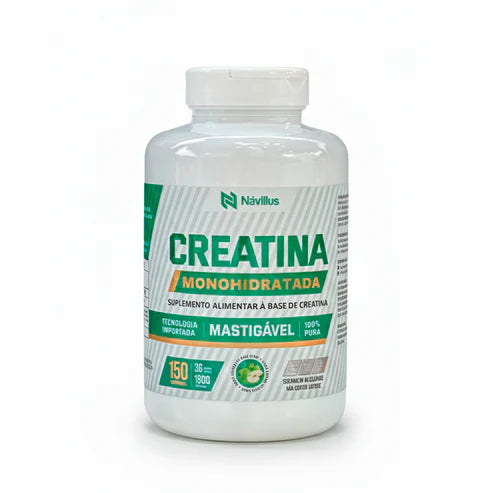 Creatina Mastigável Monohidratada 150 Comprimidos Návillus