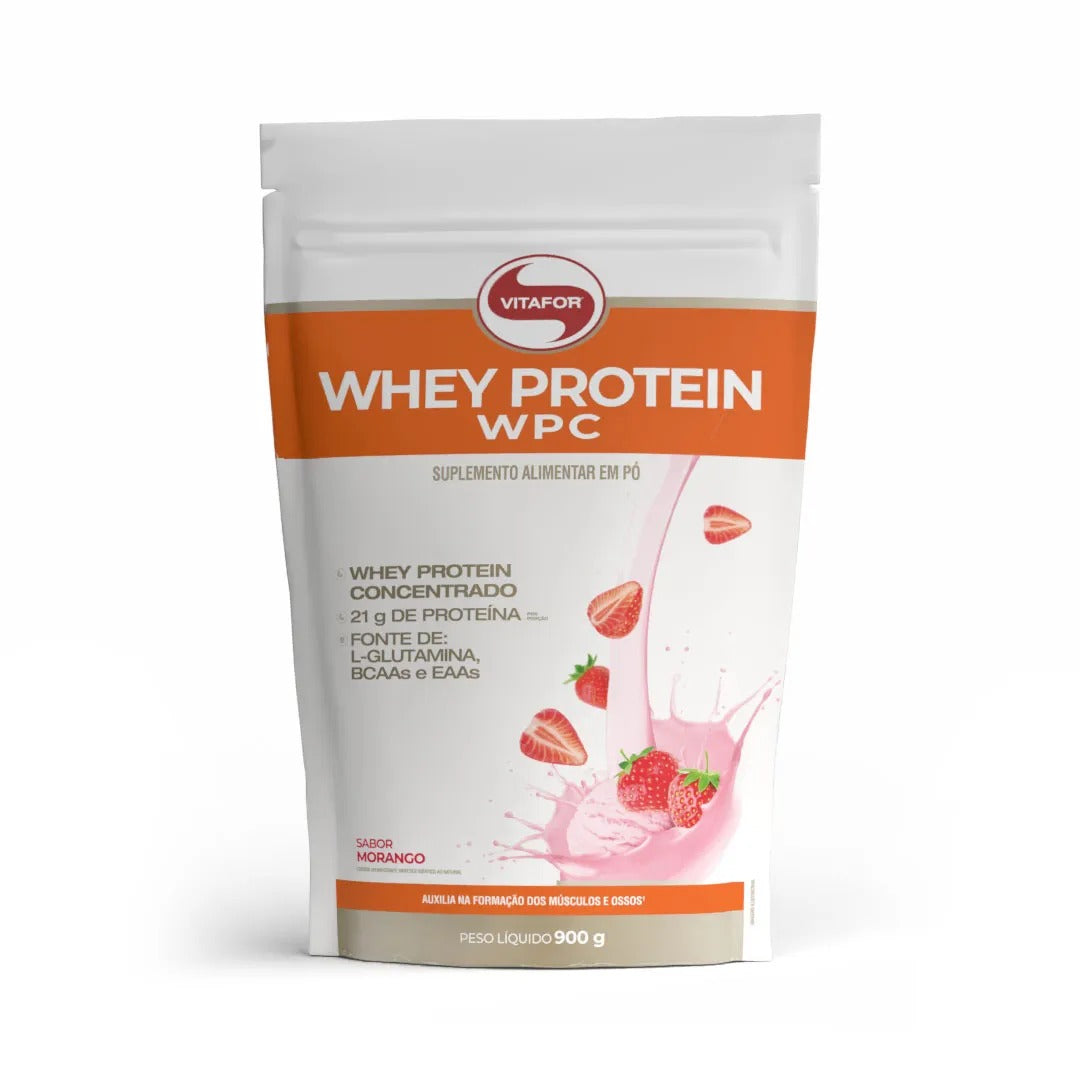 Whey Protein WPC Vitafor 900g (Refil)