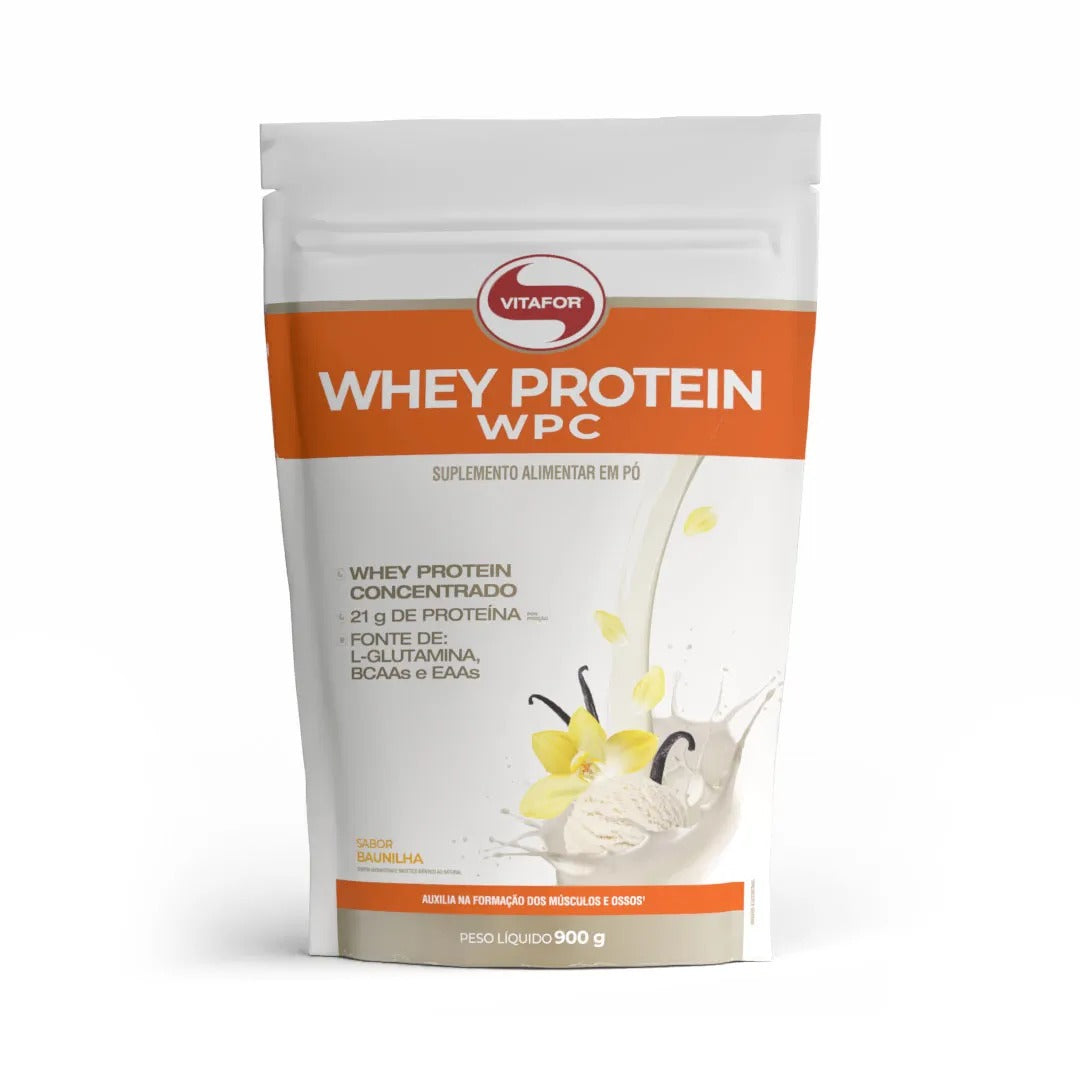 Whey Protein WPC Vitafor 900g (Refil)