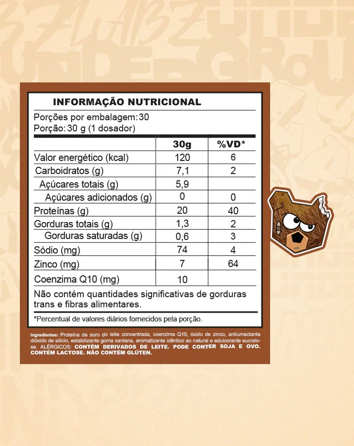 Whey Protein 100% Concentrado Under Labz 900g (Pote)
