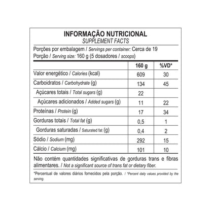 Hipercalórico Mass Titanium 17500 Max Titanium 3kg