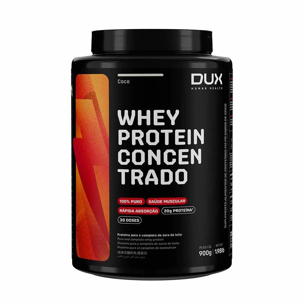 Whey Protein 100% Concentrado Dux 900g