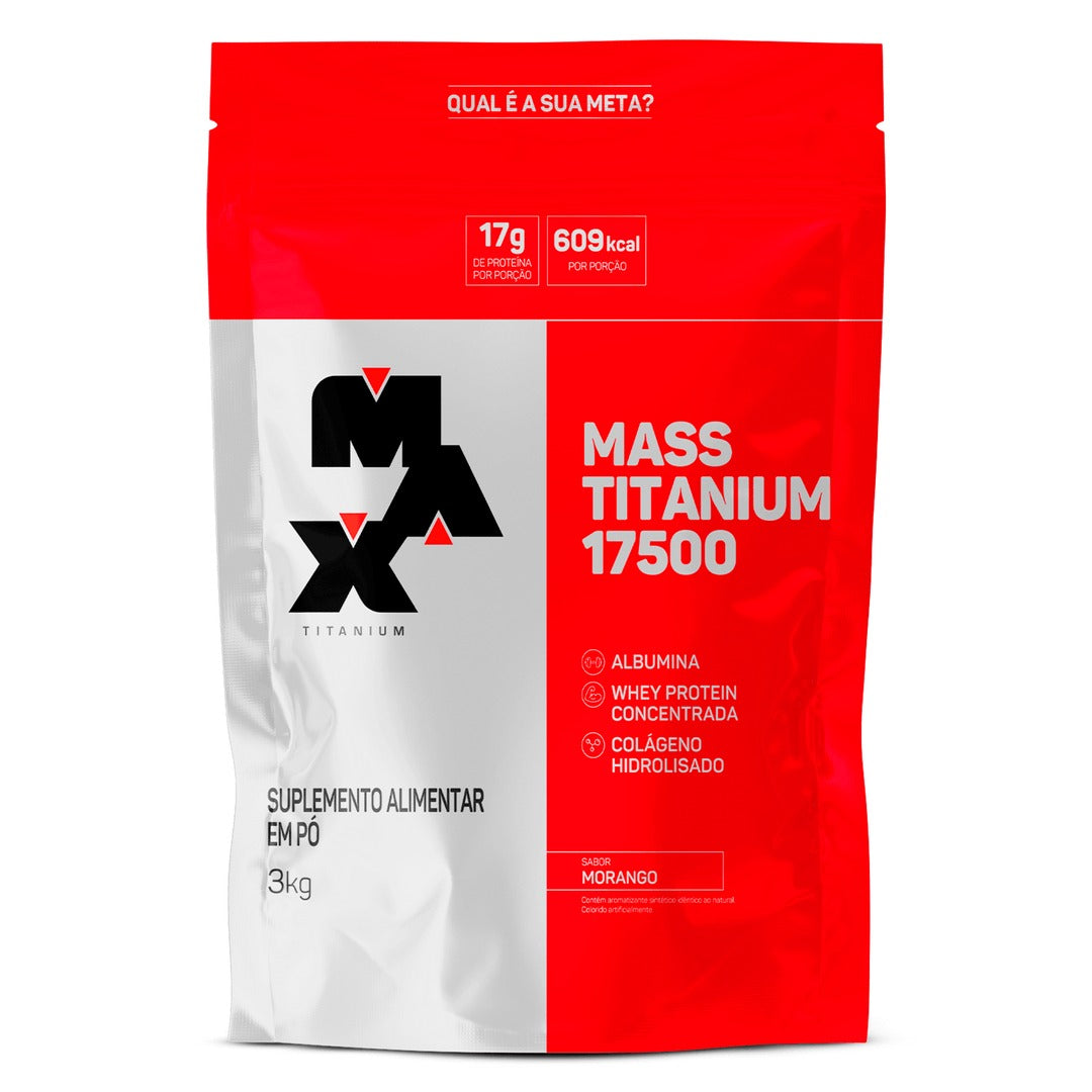 Hipercalórico Mass Titanium 17500 Max Titanium 3kg