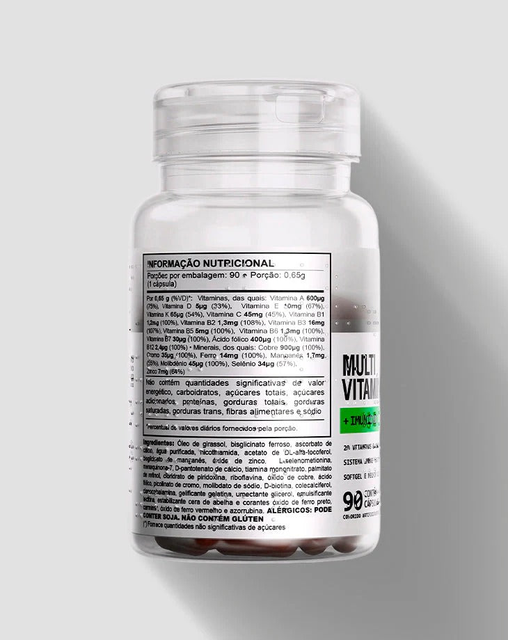 Multivitamínico Under Labz 90 cápsulas