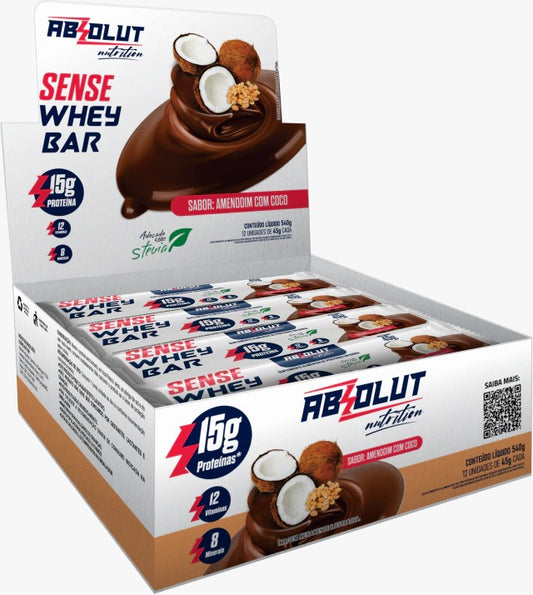 Barra de Proteína Sense Whey Absolut Nutrition (Unidade)