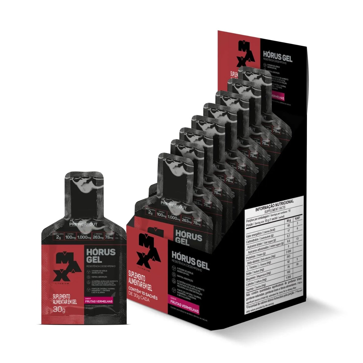 Gel de Carboidrato Hórus Gel Max Titanium (Unidade)