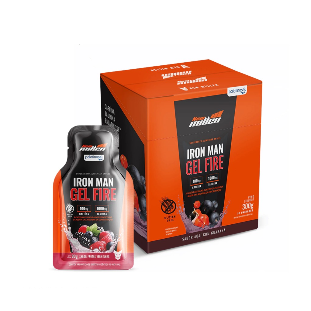 Gel de Carboidrato Iron Man Energy Gel New Millen (Unidade)