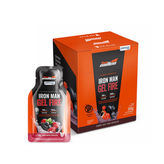 Gel de Carboidrato Iron Man Energy Gel New Millen (Unidade)