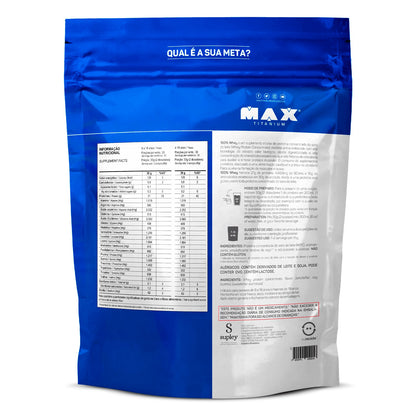 Whey Protein 100% Concentrado Max Titanium 900g (Refil)