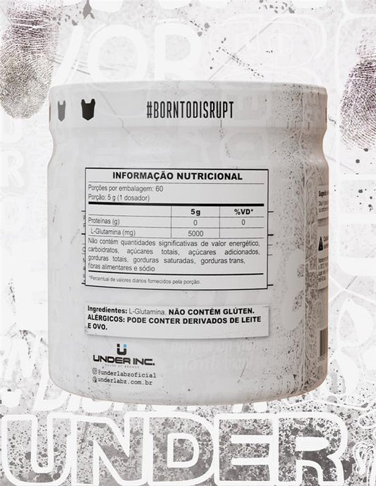 Glutamina 100% Pura Underlabz 300g