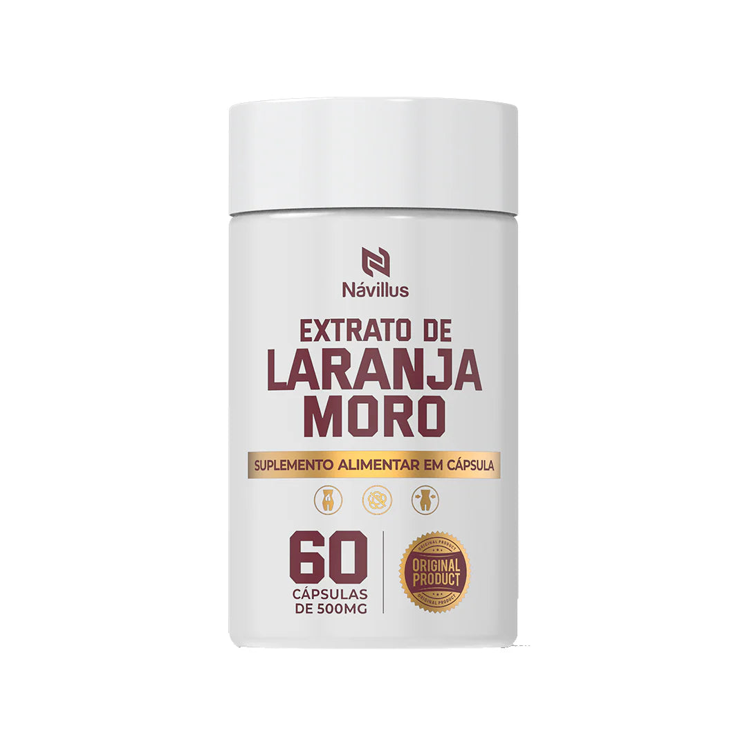 Termogênico Extrato De Laranja Moro Navillus 60 Cápsulas