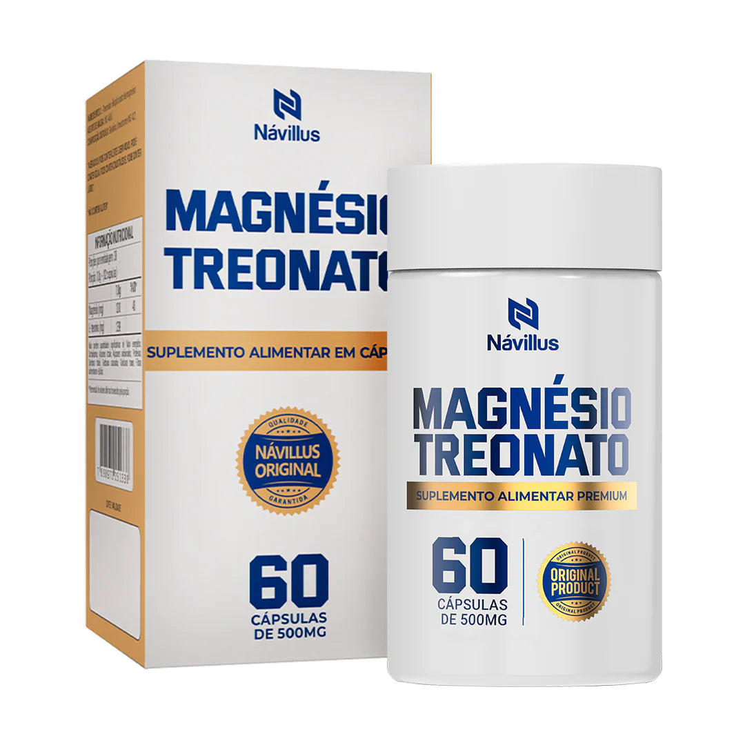 Magnésio Treonato Navillus 60 cápsulas